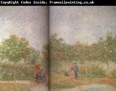 Vincent Van Gogh Couples in the Voyer d'Argenson Park at Asieres (nn04)